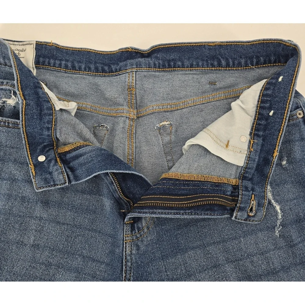 Abercrombie‎ & Fitch Athletic Slim Stretch Jeans Men's 36 x 32(31) Distressed